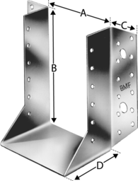 Schizzo Joist hanger BSN SIMPSON