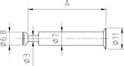 Schizzo End cap bolt SEKO f.8