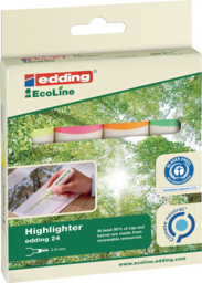 Article picture Textmarker 24EcoLine gelb/orange/rosa/he