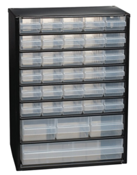 Image de l'article Kleinteilemagazin B306xT150xH420mm Stahl