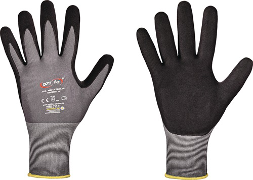 Artikelbild Handschuh OPTIMATE Gr.8 grau/schwarz EN