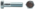 Artikelbild Sechskantschrauben,Feingewinde mit Schaft 8.8