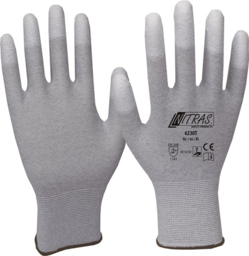 Image de l'article Handschuhe Gr.10 grau/weiß EN 388,EN 163