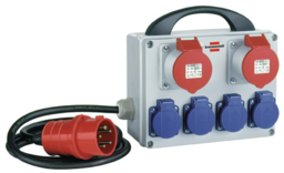 Article picture Kleinstromverteiler CEE 16 A,5-polig 2xC