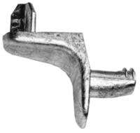 Artikelbild Mini-Bodenträger Zamak Typ 2 mit 2 Zapfen