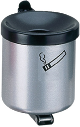 Articolo immagine Wandascher Ø90xH100mm neusilber m.Kippvo