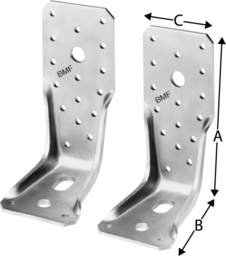 Schizzo Angle connector AKR-L SIMPSON