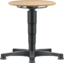 Artikelbild Drehhocker Bodengleiter Buche natur Sitz