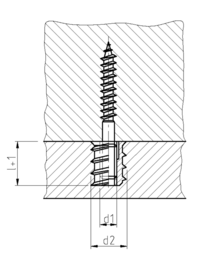 Anwendungsbild Verbundmuffen, Stahl, mit Innensechskant und Bund