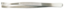 Image de l'article Flachpinzette Gesamt-L.120mm eckige Spit