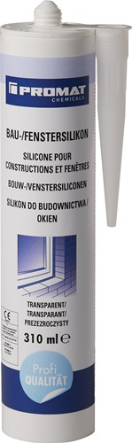 Artikelbild Bau-/Fenstersilikon transp.310 ml Kartus