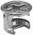 Artikelbild Zamak Exzenter, SUPRA 12 Z 02, D.-12 mm, mit Rand