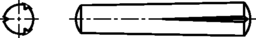 Schizzo 2 Grooved pin DIN EN ISO 8745