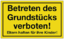 Articolo immagine Hinweiszeichen Grundstück betreten verbo