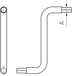 Schizzo One-way key 6KT round Z
