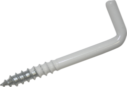 Image de l'article Crochet à vis droit plastifié