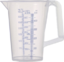 Articolo immagine Messbecher 0,5l blau bedruckte Skala PP