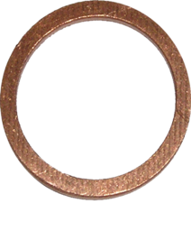 Artikelbild Dichtringe, Form A Kupfer massiv