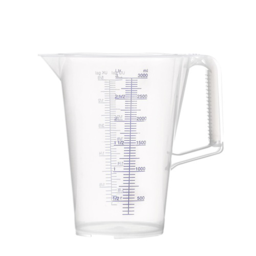 Articolo immagine Messbecher 3l blau bedruckte Skala PP PR