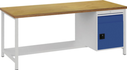 Image de l'article Werkbank signalblau lichtgrau B2000xH859