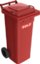 Articolo immagine Müllgroßbehälter 80l HDPE rot fahrbar,n.