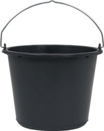 Articolo immagine Baueimer 12l m.Kreuzboden schwarz Recycl