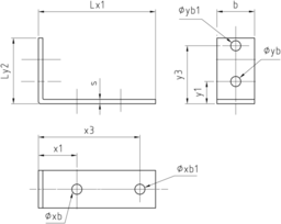 Sketch Steel angle L-shape