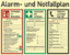 Articolo immagine Alarm-/Notfallplan ASR A1.3/DIN EN ISO 7