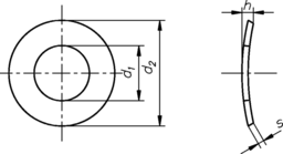 Schizzo SHB SPRING Form A DIN 137