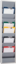 Articolo immagine Werkstattplaner H1278xB315xT74 mm grau 1
