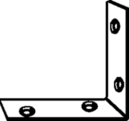 Sketch 2 metal m. countersunk holes