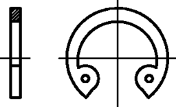 Schizzo 2 Sicherungsringe für Bohrungen