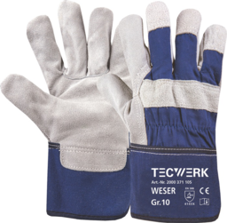 Image de l'article Handschuhe Weser Gr.10 blau EN 388 PSA I