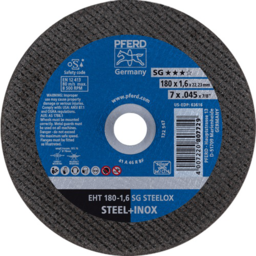 Articolo immagine Trennscheibe SG STEELOX D180x1,6mm ger.I