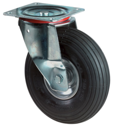 Article picture Luftrad D.200mm Trgf.75kg Lenkrolle m.Pl
