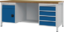 Articolo immagine Werkbank signalblau lichtgrau B2000xH859