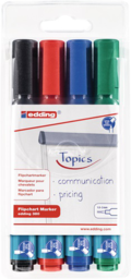 Article picture Flipchartmarker 380 schwarz/rot/blau/grü