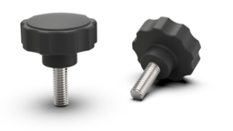 Artikelbild Sterngriff mit montierter Schraube, Durchmesser 32,5 mm