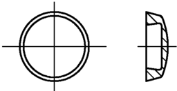 Skizze 2 Kappen Nr. 7 (Abdeckkappen f. Kappenschr.)