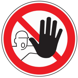 Image de l'article Verbotszeichen Zutritt für verboten D200