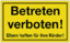 Articolo immagine Hinweiszeichen Betreten verboten L300xB2