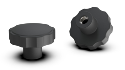 Artikelbild Sterngriff mit montierter Mutter, Durchmesser 40 mm