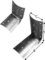 Skizze SIMPSON Rundholzverbinder EBR