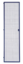 Articolo immagine Gittertür LOGS 240 H1970xB540mm blau RAL