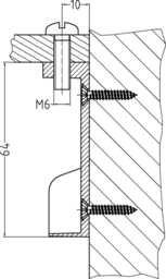 Anwendungsbild Flachrundschrauben ohne Vierkantansatz mit Schlitz im Kopf o.Mu 4.6