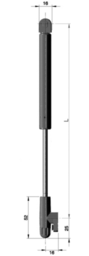 Schizzo Brake flap holder KRABI