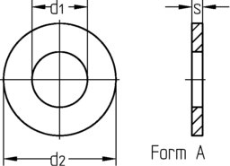 Schizzo Round SHB DIN 125