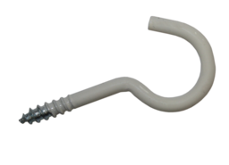 Image de l'article Crochets à vis courbés Recouvert de plastique