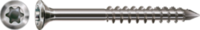 Artikelbild SPAX-Schrauben für Terrassen-Clip, 6 mm Kopf mit T-Star plus T-15 Linsensenkkopf mit CUT-Spitze, Teilgewinde, rostfrei A2