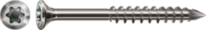 Artikelbild SPAX-Schrauben für Terrassen-Clip, 6 mm Kopf mit T-Star plus T-15 Linsensenkkopf mit CUT-Spitze, Teilgewinde, rostfrei A2